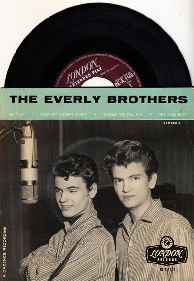 The Everley Brothers Part 3/ 1958 Uk Ep With Cover