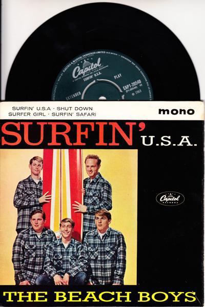 Surfin' U.s.a./ Original 1963 Uk Ep With Cover