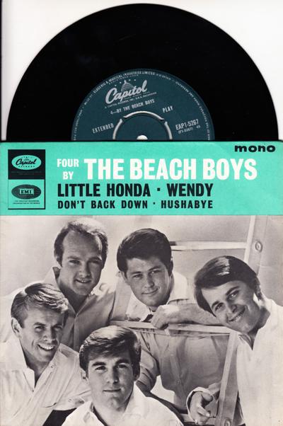 4-by The Beach Boys/ 1964 Uk 4 Track Ep With Cover