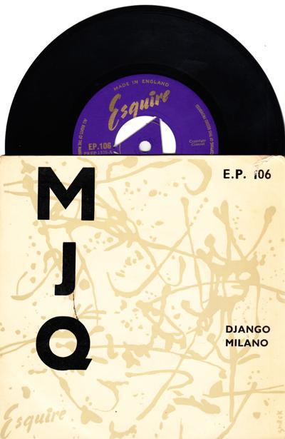 M J Q  Featuring Django + Milano/ Original Gold Text Tri-center