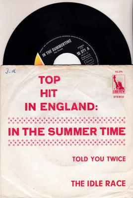 Image for In The Summertime/ Told You Twice