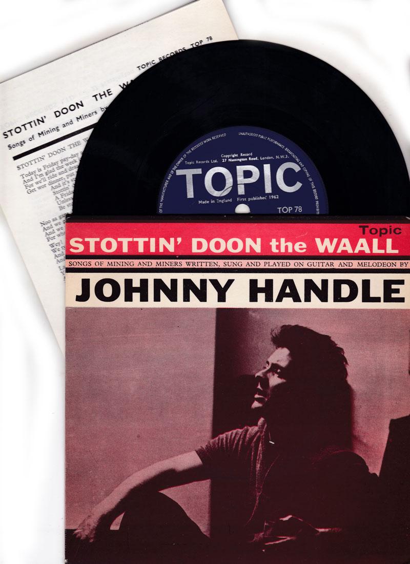 Stottin'doon The Waall/ 1962 Ep Cover + Lyric Sheet