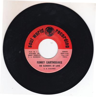 Image for Funky Earthquake/ The Elements Of Love