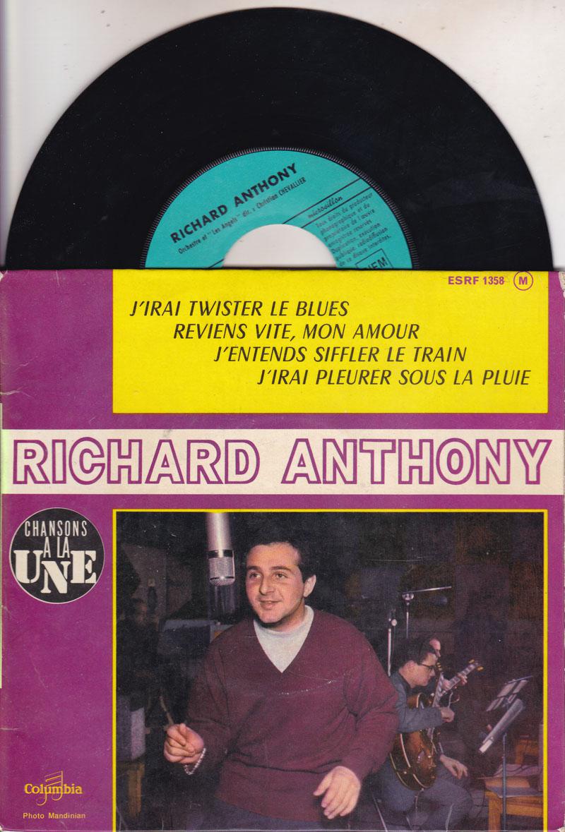Richard Anthony/ 1962 French 4 Track Ep In Cvr