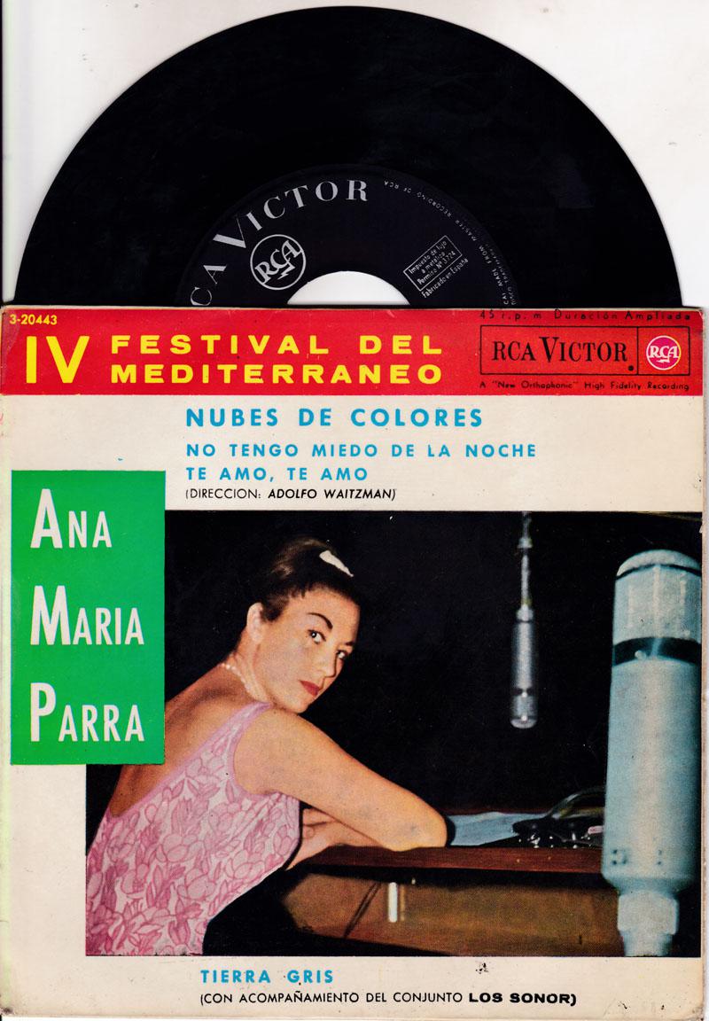 Iv Festival Del Mediterraneo/ 1962 Spanish 4 Track Ep+cover