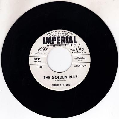 Image for The Golden Rule/ Hey Little Boy