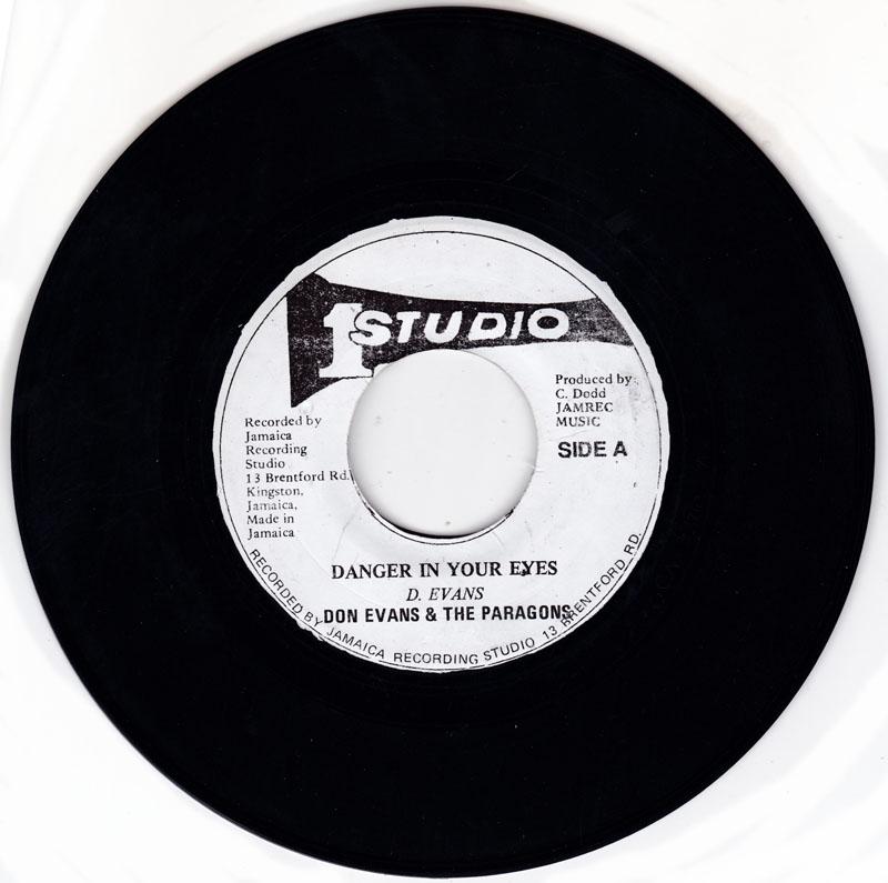 DANGER IN YOUR EYES / Don Evans & The Pa