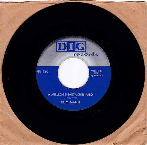 Billy Mann - A Million Heartaches Ago / Just like before - Dig 120 