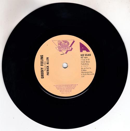 Patrick Allen - Groovy Feeling / same: instrumental - K&B KB 5540 