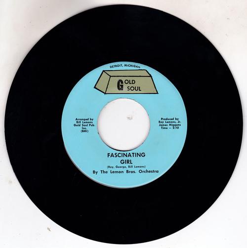 George Lemons - Fascinating Girl / same: instrumental - Gold Soul 1024