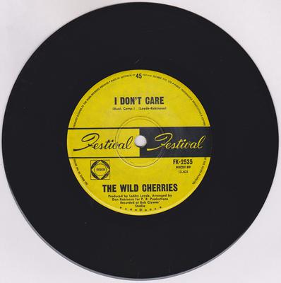 Wild Cherries - I Don't Care / Theme For A Merry-Go-Round - Festival FK 2535