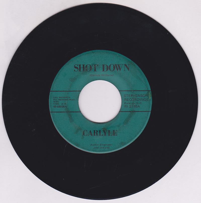 Carlyle - Shot Down ( - 2 rpm ) / Is It? - Stephens on Recordings RI 2746