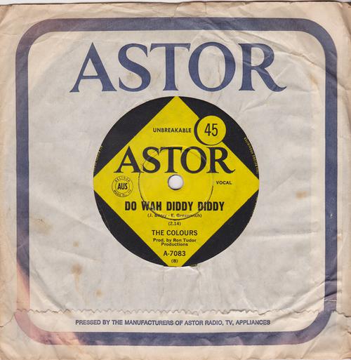 Colours -  It's A Woman / Wah Diddy Diddy - Astor A-7083 