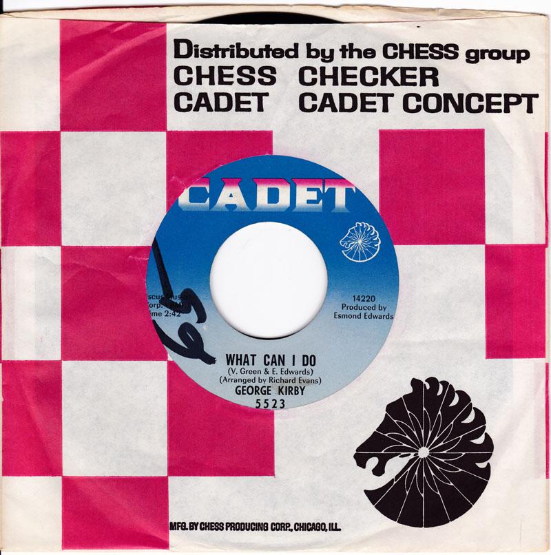 George Kirby - What Can I Do / Good Night Irene - Cadet 5523 mick taylor