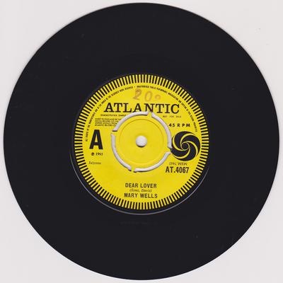 Mary Wells - Dear Lover / Can't You See (You're Losing Me) - Atlantic AT. 4067 DJ 