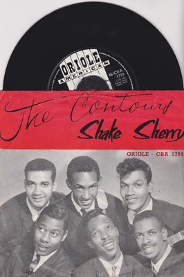Contours - Shake Sherry / You Better Get In Line - Oriole 45-CBA 1799 export copy with picture sleeve