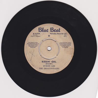 Byron Lee and the Dragonaires - Dumplins / Kissin' Gal - Blue Beat B.2