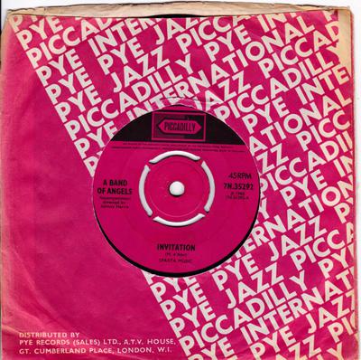 A Band Of Angels - Invitation / Cheat And Lie - Piccadilly7N 35292