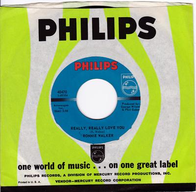 Ronnie Walker - Really, Really Love You / Ain't It Funny - Philips 40470 