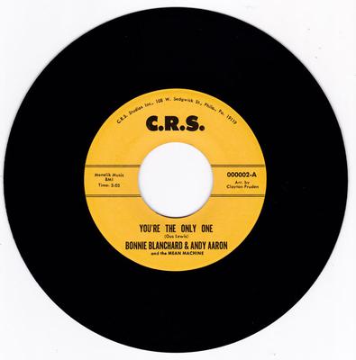 Bonnie Blanchard & Andy Aaron  - You're The Only One / Right On Time - C.R.S. 00002