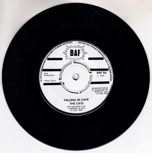 The Cats / Ray Pereira -  Falling In Love / Don't Mess With Cupid - BAF 5