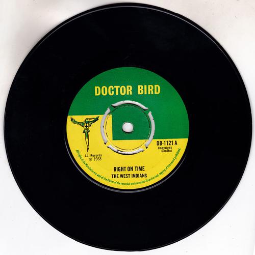 West Indians - Right On Time / Hokey Pokey - Doctor Bird DB 1121