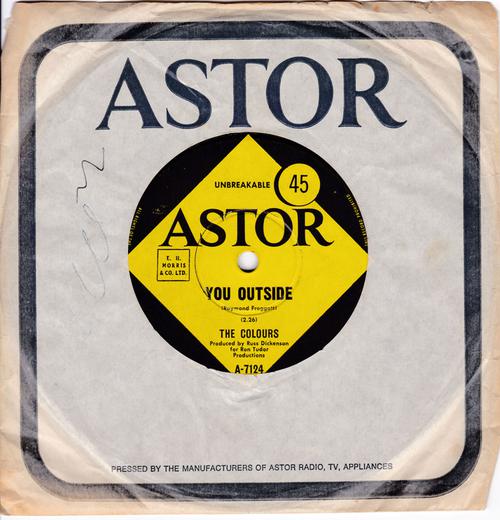 Colours -  You Outside / Suddenly You Love - Astor A-7124
