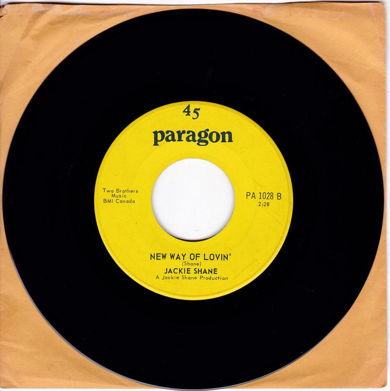 Jackie Shane - New Way Of Lovin' / Cruel Cruel World - Paragon PA 1028