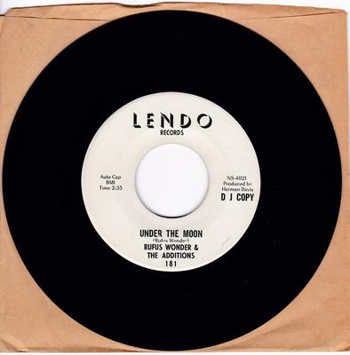 Rufus Wonder & The Additions - Under The Moon / So Upset - Lendo 181 DJ