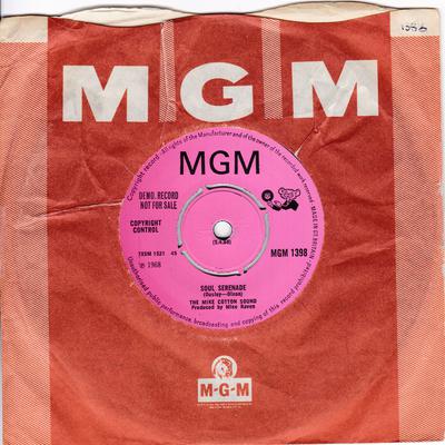 Mike Cotton Sound - Soul Serenade / We Got A Thing Going Baby - MGM 1398 DJ