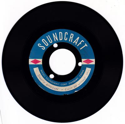 Dusty Wilson - Can't Do Without You / Life Not Worth Living - Soundcraft 7" acetate