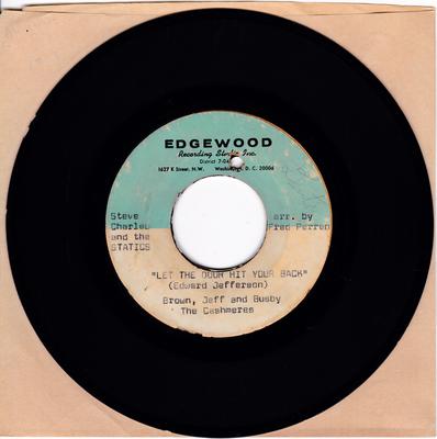 Cashmeres - Don't Let The Door Hit Your Back / blank - Edgewood Recording Studio acetate