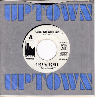 Gloria Jones - Come Go With Me / How Do You Tell An Angel - Uptown 732 DJ