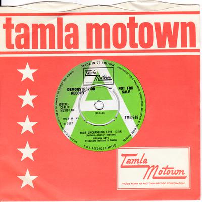 Marvin Gaye - Your Unchanging Love / I'll Take Care Of You - Tamla Motown TMG 618 DJ