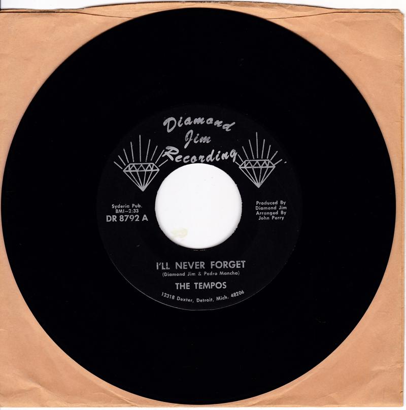 Tempos - I'll Never Forget / Disc Jockey Paradise - Diamond Jim DR 8792 