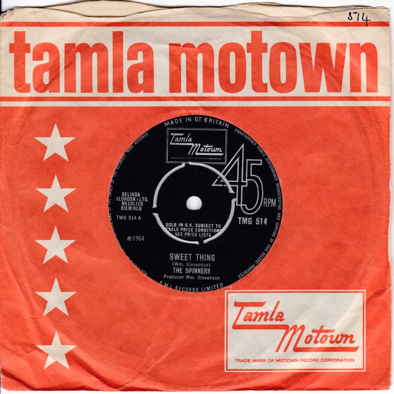 Spinners - Sweet Thing / How Can I - Tamla Motown TMG 514 