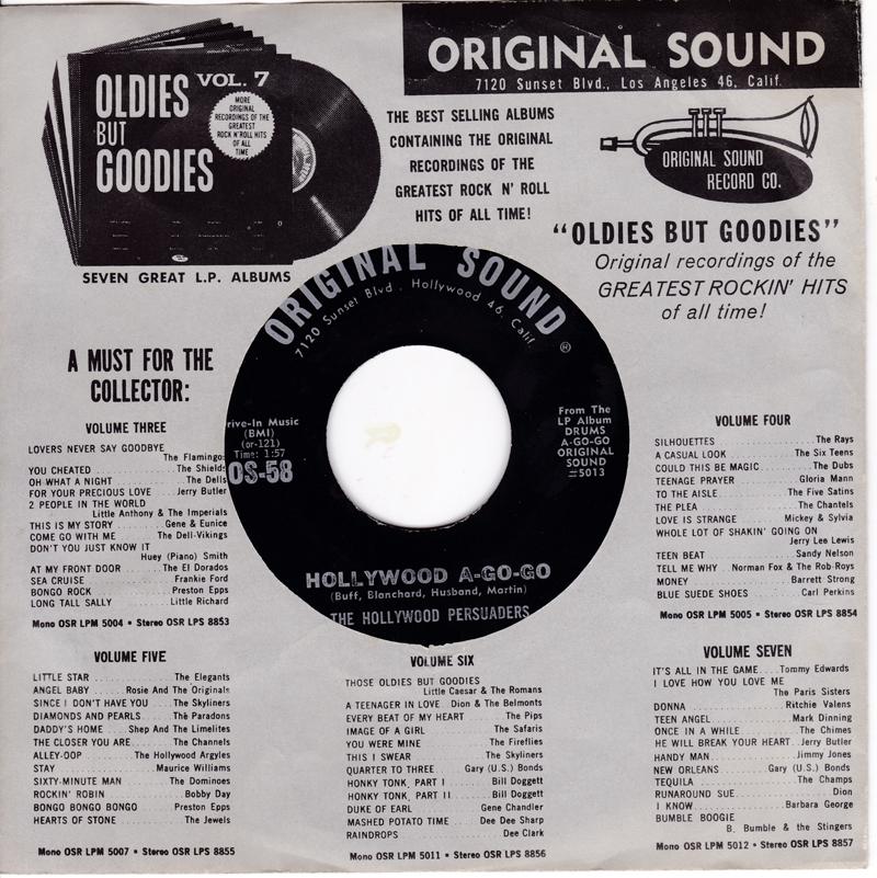 Hollywood Persuaders - Hollywood A-Go-Go / Eve Of Destruction - Original Sound OS-58