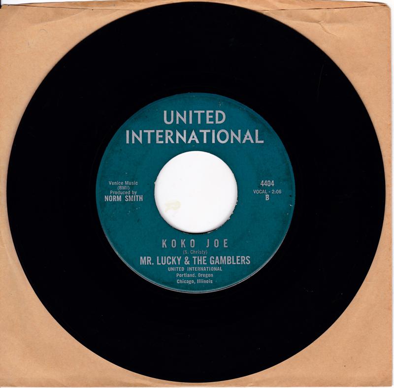 Mr. Lucky and The Gamblers - Koko Joe / I Told You Once Before - United International 4403