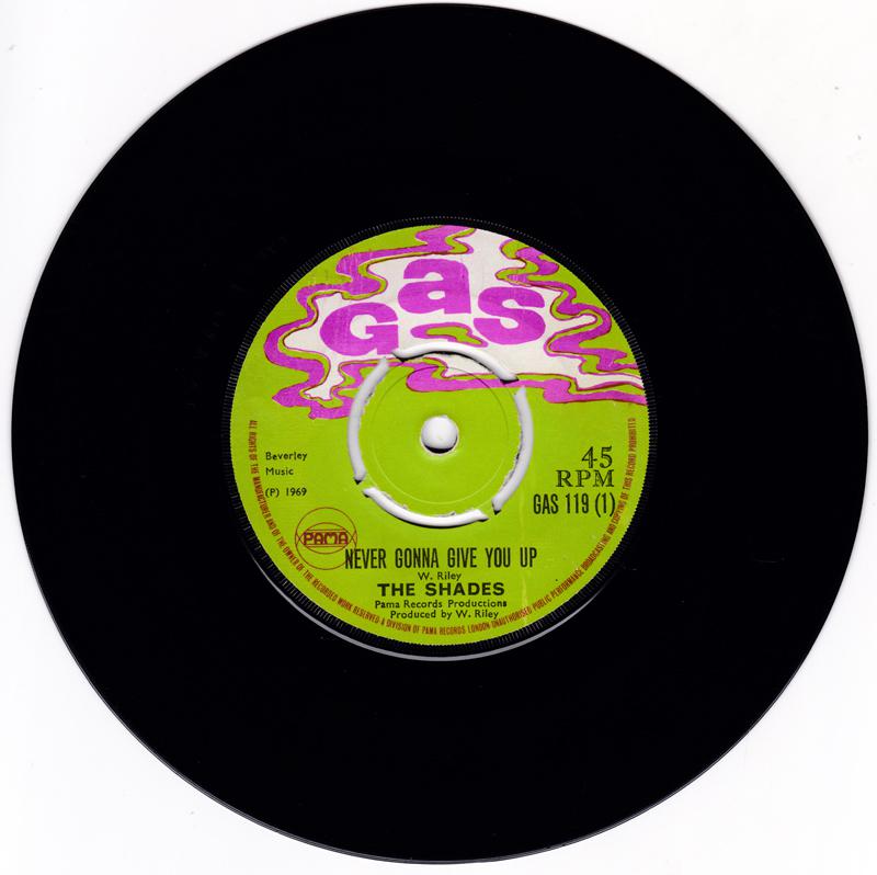 Shades - Never Gonna Give You Up / Let Me Remind You - Gas 119