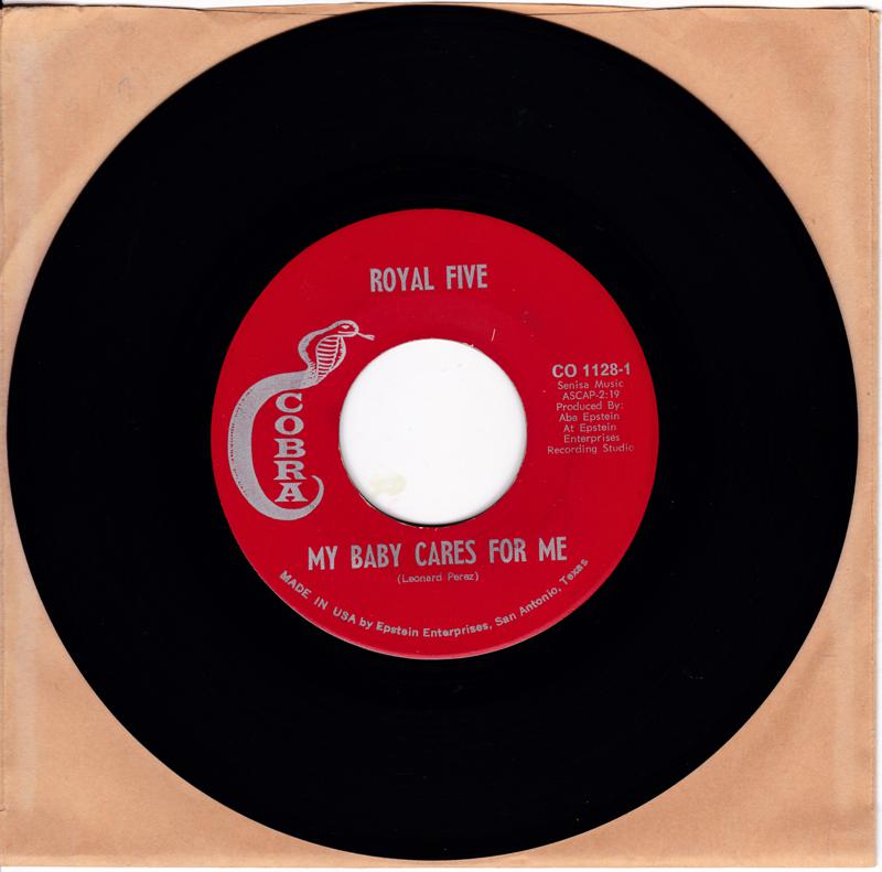 Royal Five - My Baby Cares For Me / Someone Who Cares - Cobra CO 1128-1 