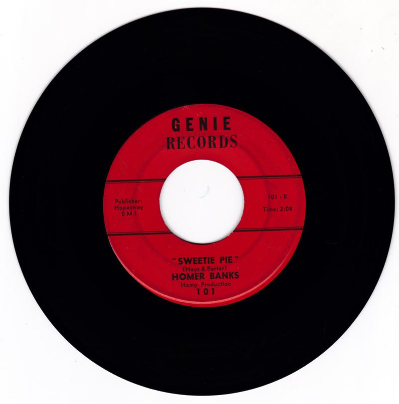 Homer Banks - Sweetie Pie / Lady Of Stone - Genie 101