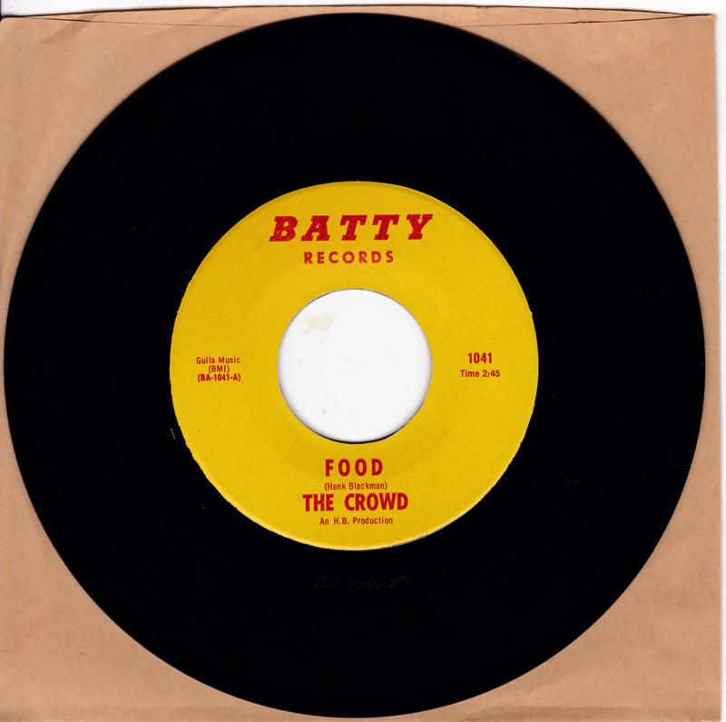 Crowd - Food / I Have Nothing At All - Batty 1041