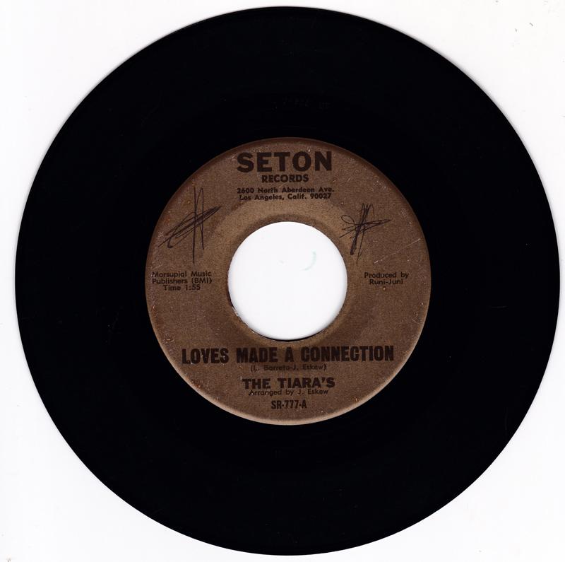 Tiaras - Loves Made A Connection / You're My Man - Seton SR-777