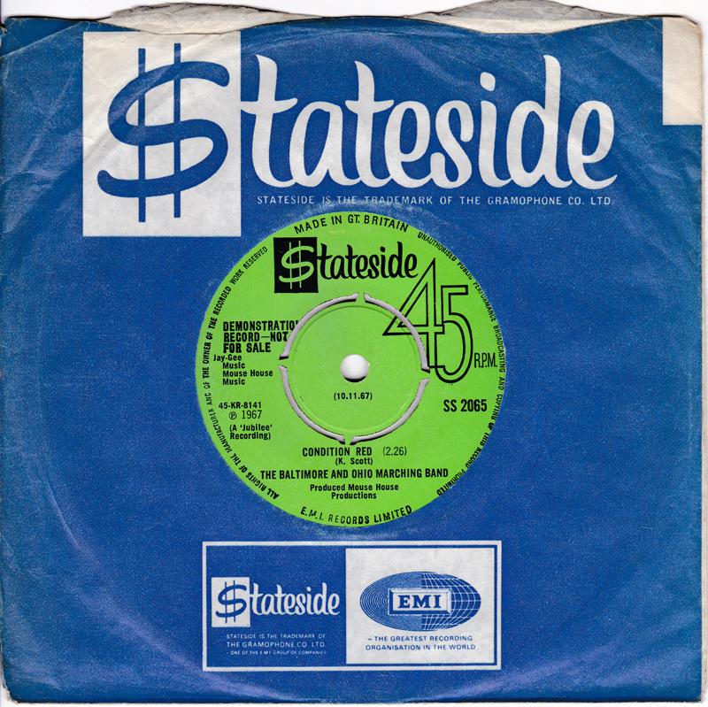 Baltimore and Ohio Marching Band - Condition Red / Lapland - Stateside SS 2065 DJ 