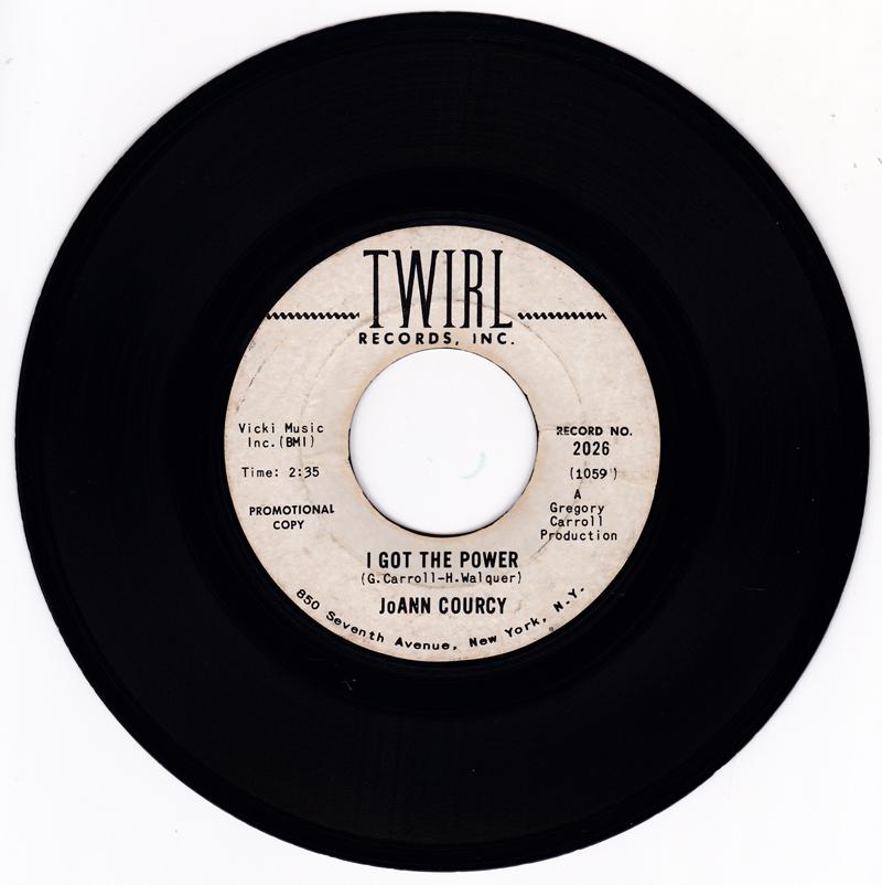 JoAnn Courcy ‎- I Got The Power / I'm Gonna Keep You - Twirl 2026 DJ