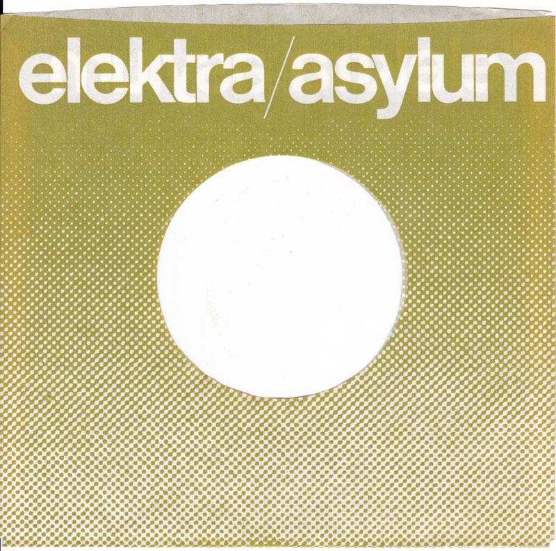 Elektra Sleeve 1975 - 1981/ Original 45 7