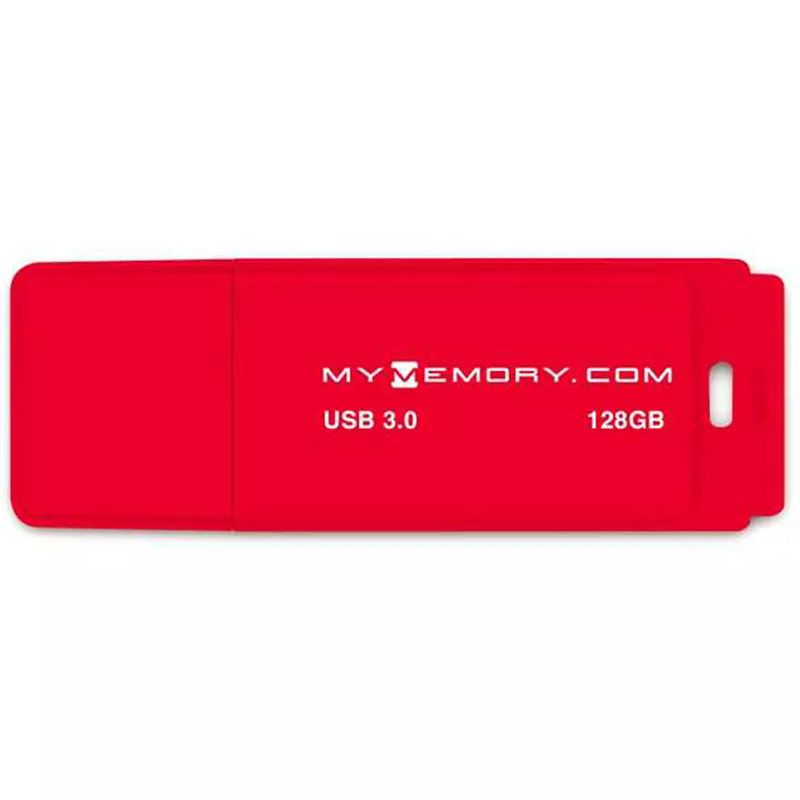 MyMemory 128GB USB 3.0 Flash Drive 25MB/s - Red Image 1