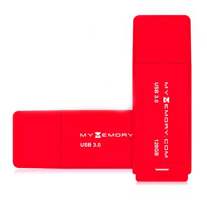 MyMemory 128GB USB 3.0 Flash Drive 25MB/s - Red Image 3