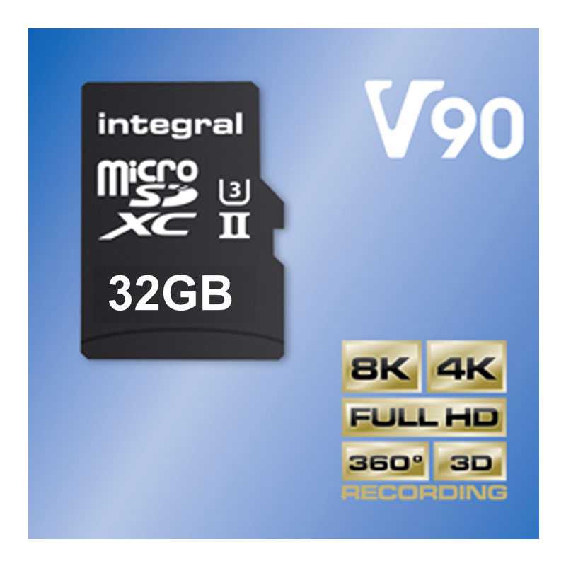 Integral 32GB UltimaPROX2 V90 Micro SD Card (SDHC) + Adapter 280MB/s £49.99 Free Delivery