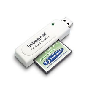 Integral Single Slot USB Compact Flash Card Reader Image 1